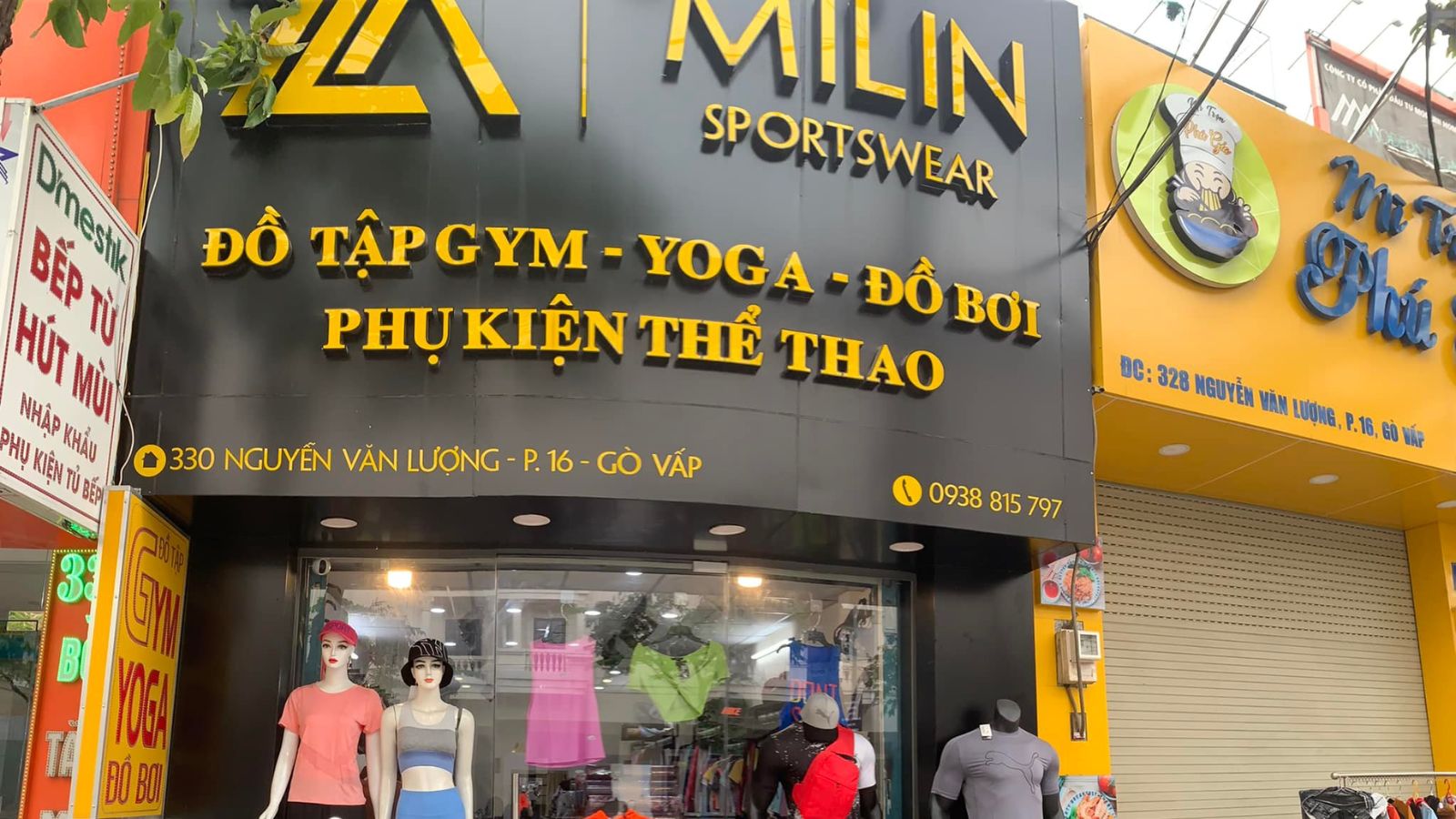 Milin Sportswear là cửa hàng chuyên cung cấp các sản phẩm thể thao chất lượng cao, bao gồm đồ tập gym, yoga và đồ bơi.