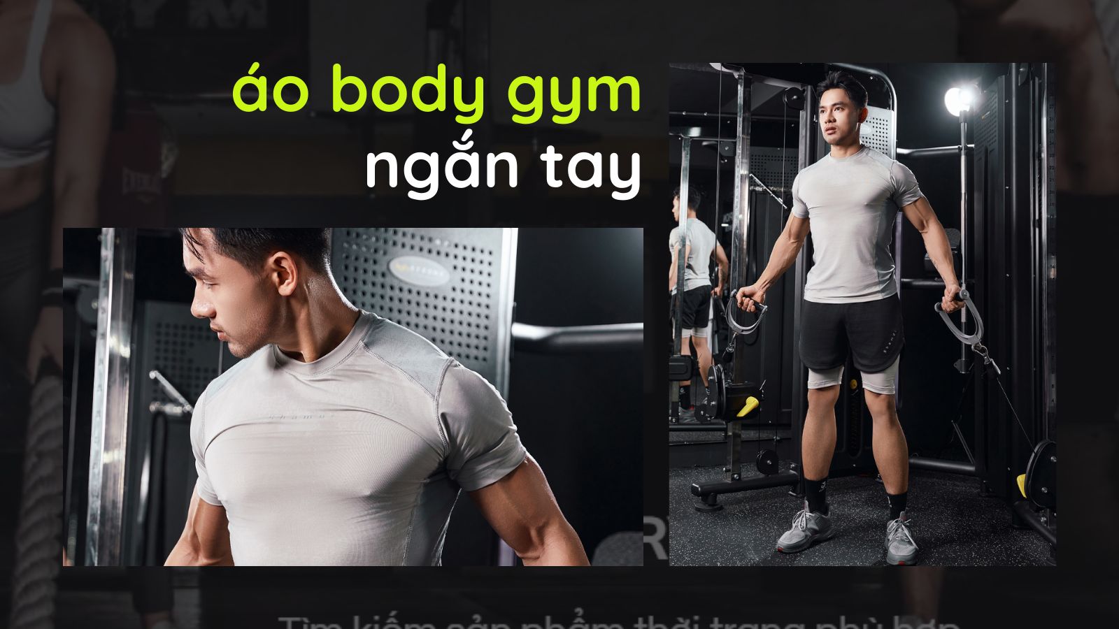 Áo thun tập gym tay ngắn