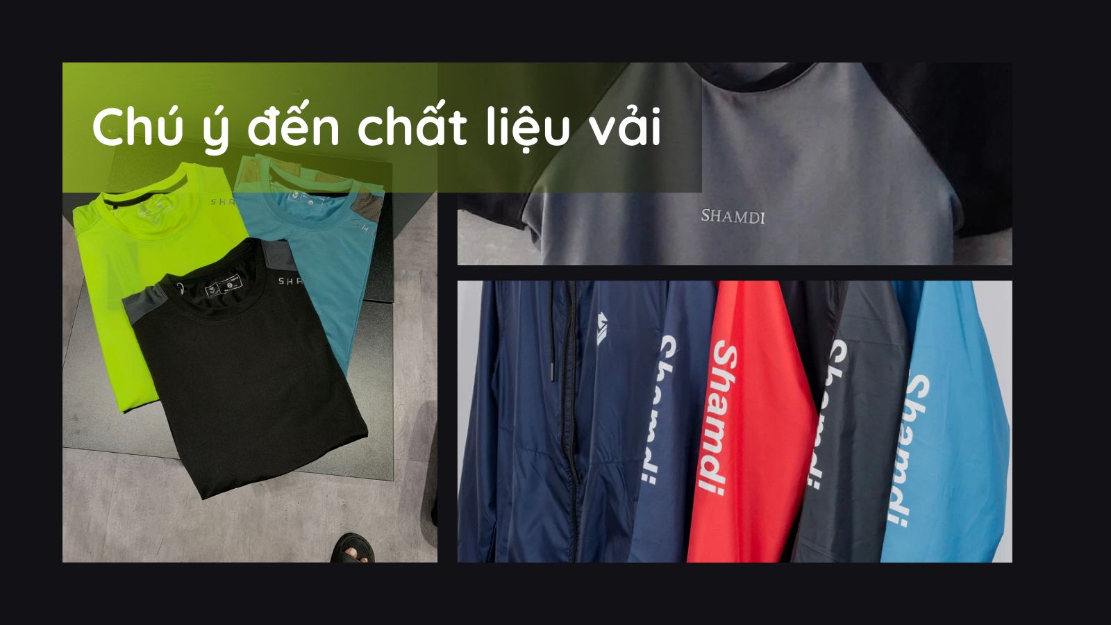 Chọn chất liệu vải